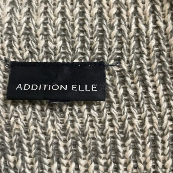 ADDITION elle womens knit draped waterfall sweater cardigan plus size 2x - Picture 9 of 10